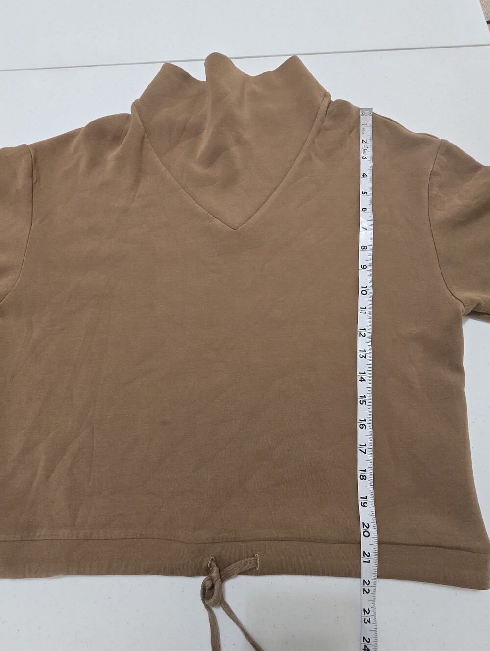 Varley Betsy Sweatshirt in Antler Brown Women's  Small Doublesoft Cozy - Picture 5 of 10
